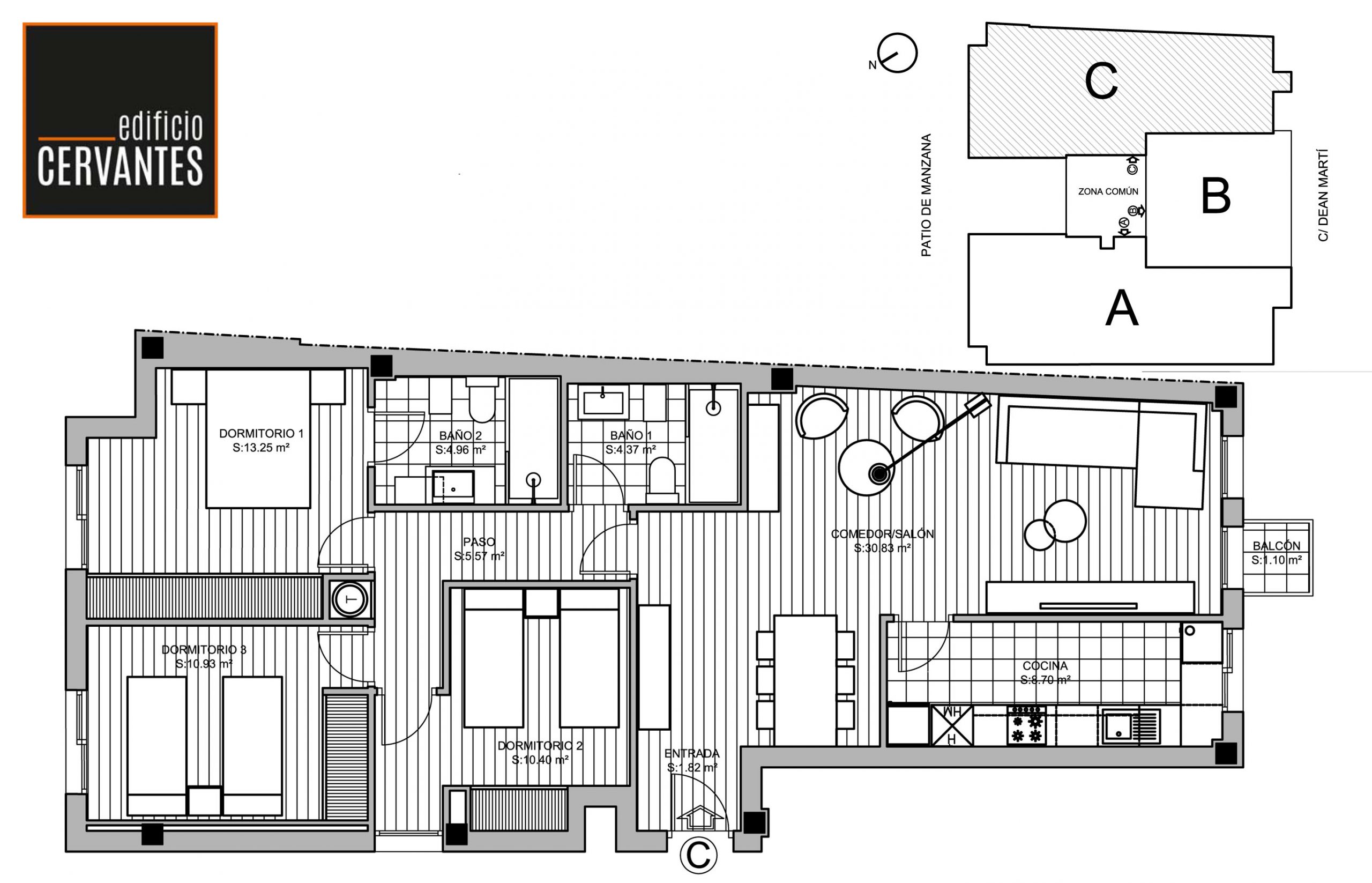 vivienda 3 habitaciones castellon C vivienda 3 habitaciones castellon C